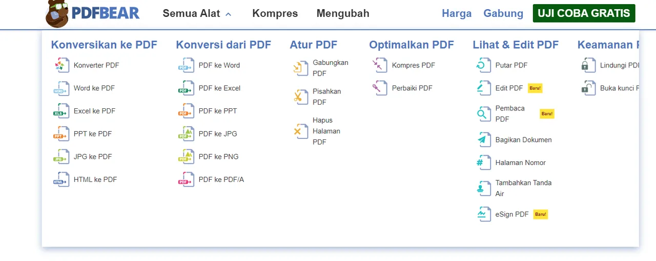 kompres pdf sesuai ukuran yang diinginkan