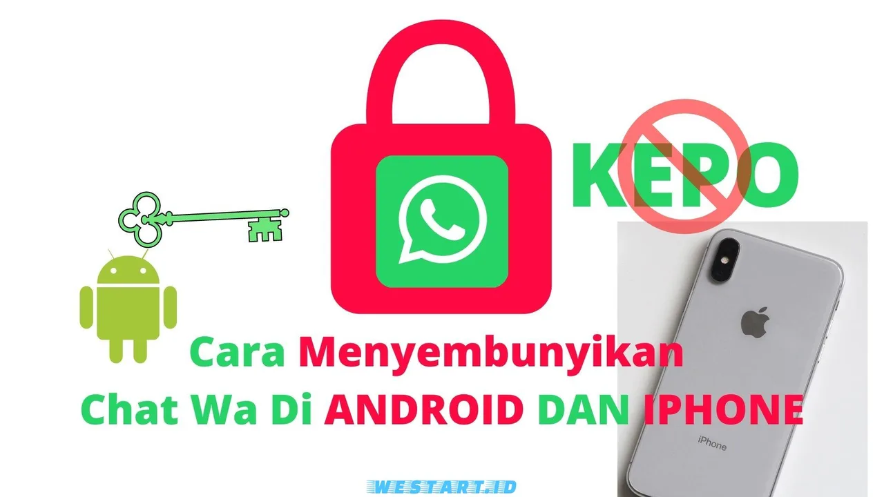 2 Cara Menyembunyikan chat WhatsApp pada Iphone dan Android