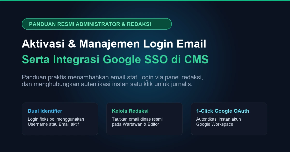 Panduan Lengkap: Cara Menambahkan dan Mengaktifkan Login Menggunakan Email di Westart CMS Pro